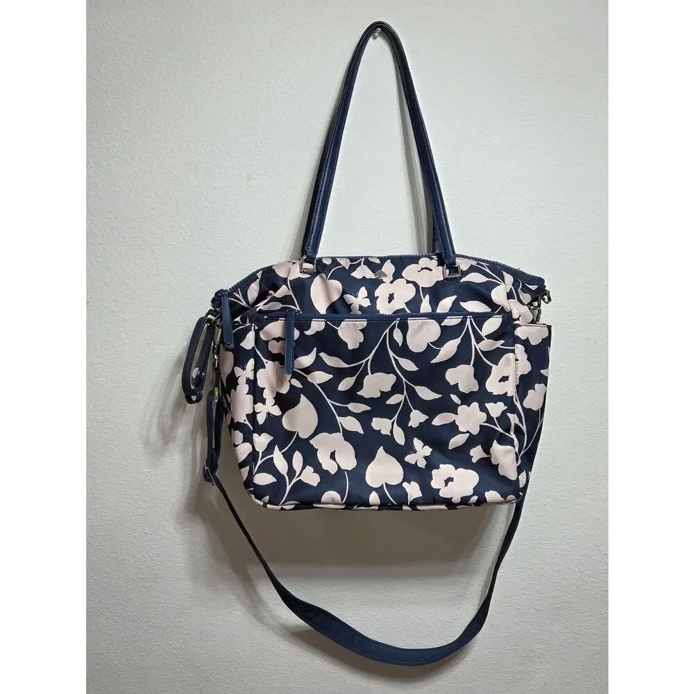 Kate Spade New York Jae Baby Nylon Diaper Bag with Changing Pad Garden Vine